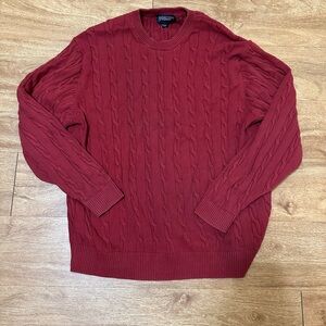 Roundtree & Yorke Red Crewneck Sweater
